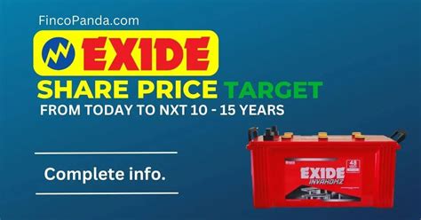 Exide Industries Share Price Chart - View today’s EXIDEIND Stock Price Chart for BSE and NSE at Groww. Track Exide Industries Chart History including Candlestick & Periodic charts with different indicators.